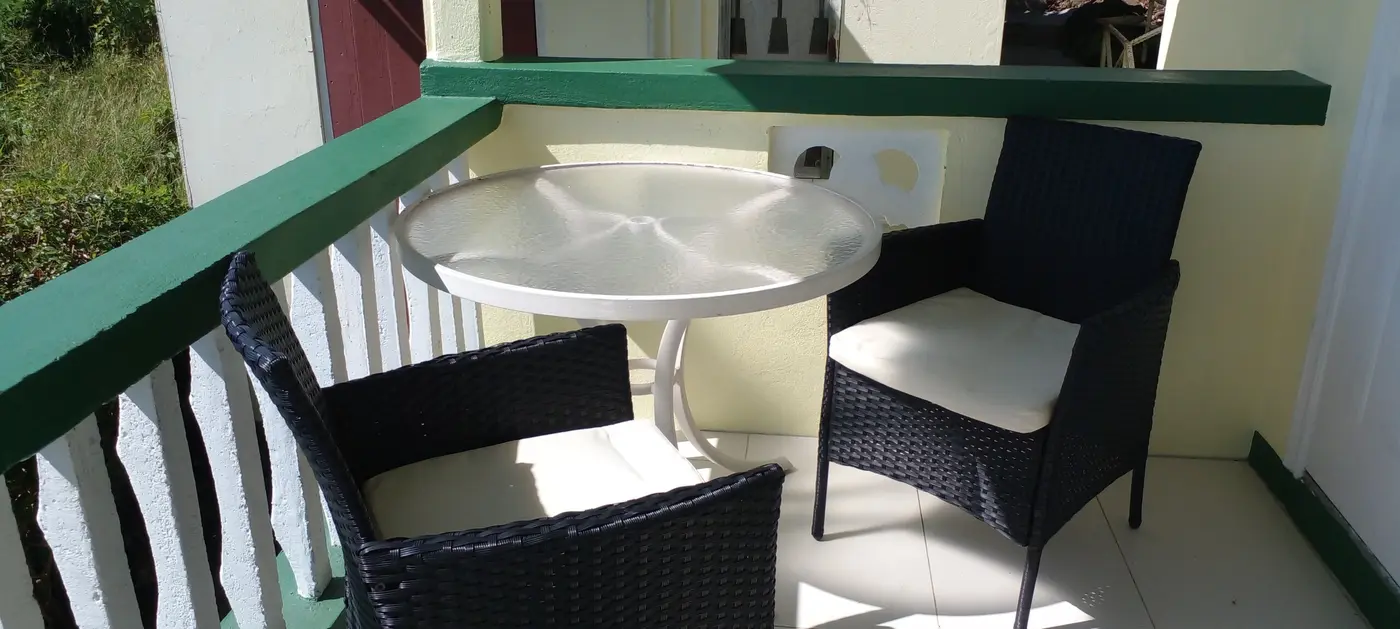 Flamboyant Room patio seating